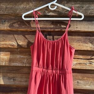 Madewell Red Midi Dress